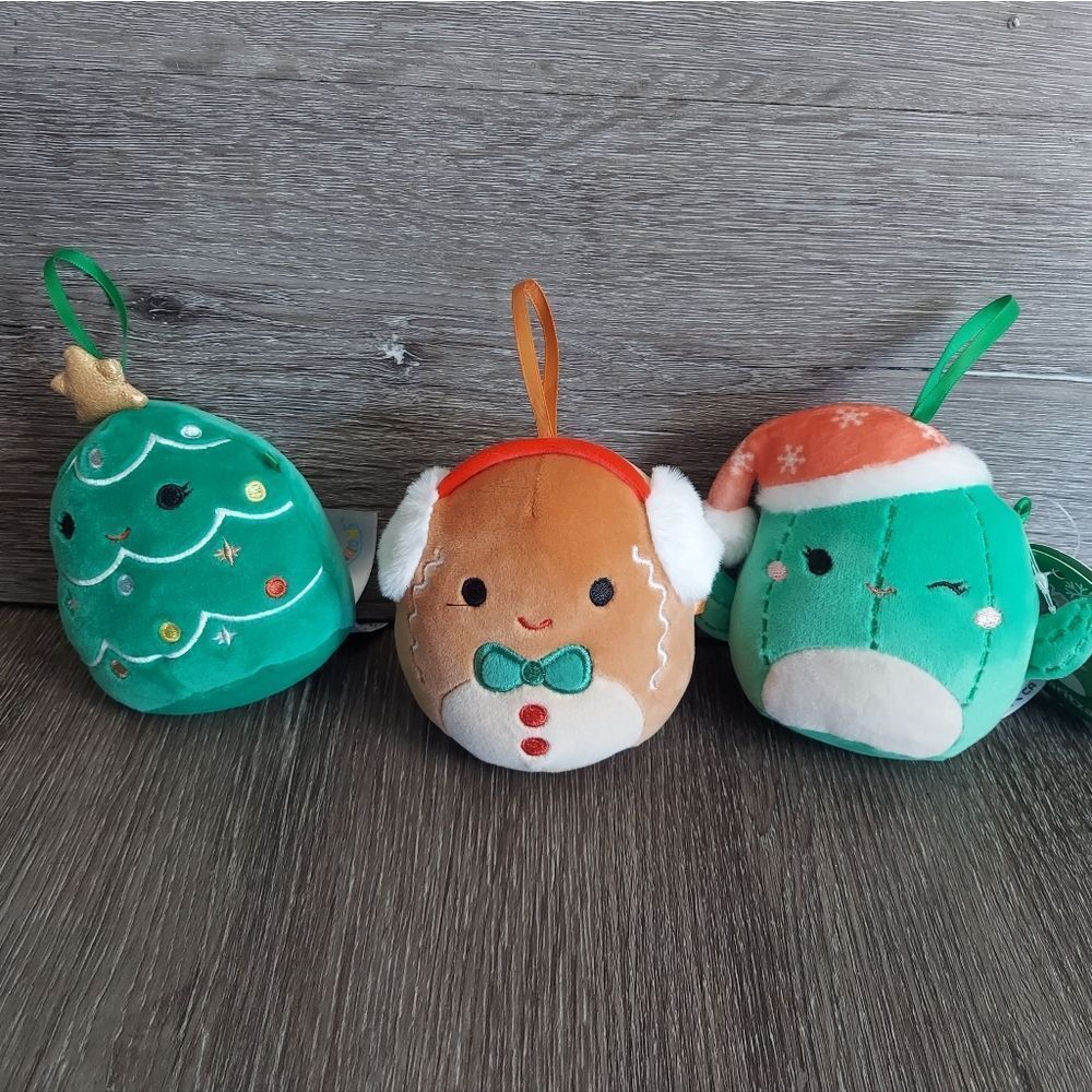 Squishmallows Plush Christmas Ornaments